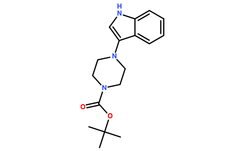 4-(1H-吲哚-3-基)哌嗪-1-甲酸叔丁酯