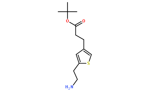 3-[5-(2-氨基乙基)噻吩-3-基]丙酸叔丁酯