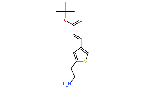 3-[5-(2-氨基乙基)噻吩-3-基]丙烯酸叔丁酯