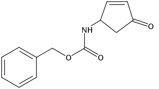 Benzyl (4-oxocyclopent-2-en-1-yl)carbamate