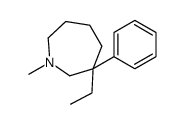 3-ethyl-1-methyl-3-phenylazepane