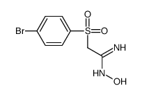 (1E)-2-[(4-Bromophenyl)sulfonyl]-N'-hydroxyethanimidamide