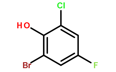 2-溴-6-氯-4-氟苯酚