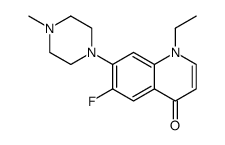 4(1H)-Quinolinone, 1-ethyl-6-fluoro-7-(4-methyl-1-piperazinyl)