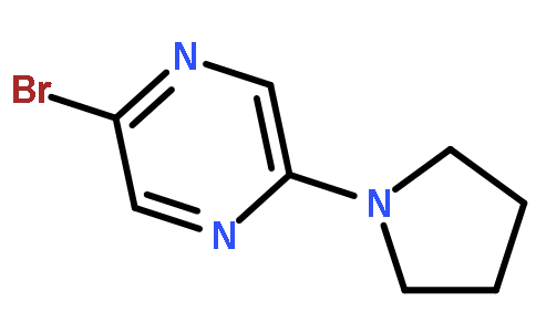 2-溴-5-(吡咯烷-1-基)吡嗪