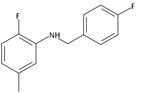 Benzenemethanamine, 4-fluoro-N-(2-fluoro-5-methylphenyl)-