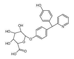 (2S,3S,4S,5R,6S)-3,4,5-trihydroxy-6-[4-[(4-hydroxyphenyl)-pyridin-2-ylmethyl]phenoxy]oxane-2-carboxylic acid