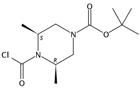 (3R,5s)-rel-4-(氯羰基)-3,5-二甲基-1-哌嗪羧酸叔丁酯
