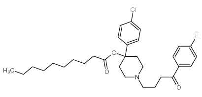 4-(4-氯苯基)-1-[4-(4-氟苯基)-4-氧丁基]-4-哌啶癸酸盐