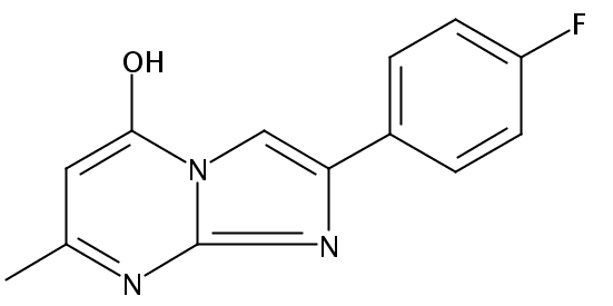 2-(4-氟苯基)-7-甲基-咪唑并[1,2-a]嘧啶-5-醇