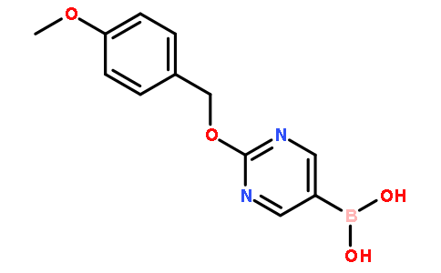 2-(4-甲氧基苄氧基)嘧啶-5-硼酸