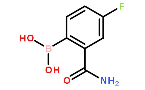 2-氨基甲酰-4-氟苯硼酸