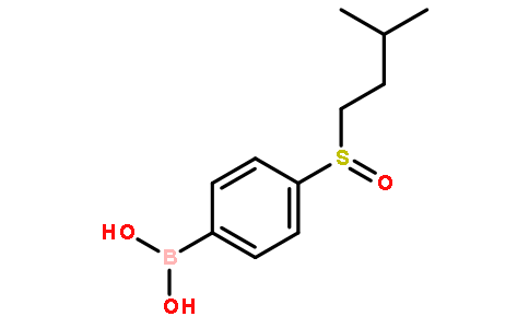 4-(异戊基亚硫酰基)苯硼酸