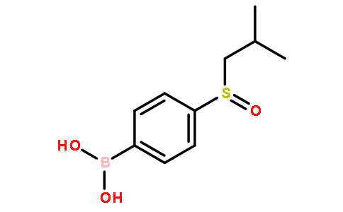 4-(异丁基亚硫酰基)苯硼酸