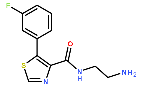 N-(2-氨基乙基)-5-(3-氟苯基)噻唑-4-羧酰胺