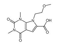 7-(2-Methoxyethyl)-1,3-dimethyl-2,4-dioxo-2,3,4,7-tetrahydro-1H-p yrrolo[2,3-d]pyrimidine-6-carboxylic acid