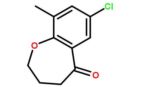 7-氯-9-甲基-3,4-二氢-2H-苯并[b]噁庚-5-酮