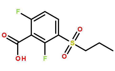 2,6-二氟-3-(丙基磺酰基)苯甲酸