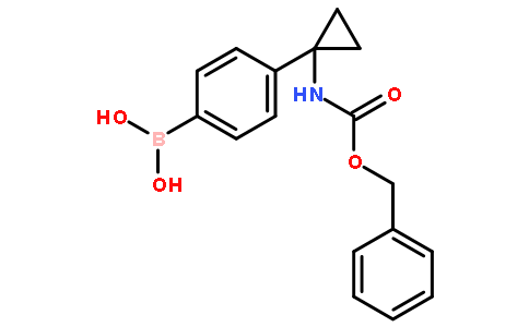 4-(1-(苄氧基羰基氨基)环丙基)苯硼酸