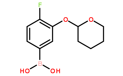 4-氟-3-(四氢-2H-吡喃-2-基氧基)苯硼酸