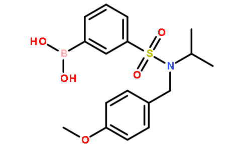 3-(N-异丙基-N-(4-甲氧基苄基)磺酰基)苯硼酸