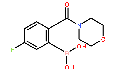 5-FLUORO-2-(MORPHOLINOCARBONYL)PHENYLBORONIC ACID