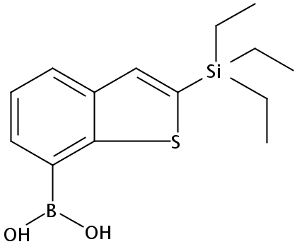 2-(三乙基甲硅烷基)苯并噻吩-7-硼酸