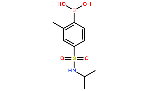 4-(N-异丙基磺酰基)-2-甲基苯硼酸