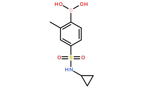4-(N-环丙基磺酰基)-2-甲基苯硼酸