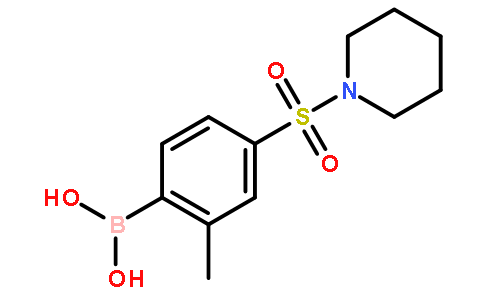 2-甲基-4-(哌啶-1-基磺酰基)苯硼酸