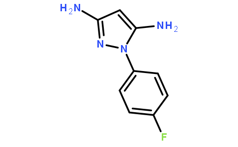 1 - （4 -氟苯基）-1H -吡唑-3,5二胺