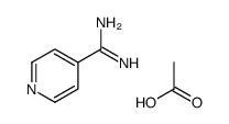 acetic acid,pyridine-4-carboximidamide