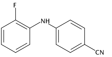 4-[(2-氟苯)氨基]-苯甲腈