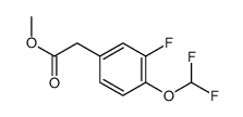 methyl 2-[4-(difluoromethoxy)-3-fluorophenyl]acetate