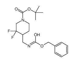 2-Methyl-2-propanyl 4-({[(benzyloxy)carbonyl]amino}methyl)-3,3-di fluoro-1-piperidinecarboxylate