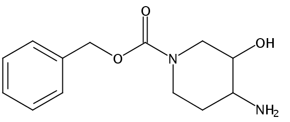 -benzyl 4-amino-3-hydroxypiperidine-1-carboxylate