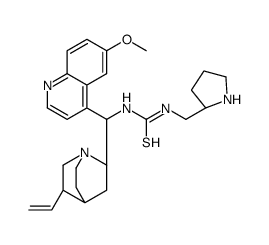 1-[(S)-[(2S,4S,5R)-5-ethenyl-1-azabicyclo[2.2.2]octan-2-yl]-(6-methoxyquinolin-4-yl)methyl]-3-[[(2S)-pyrrolidin-2-yl]methyl]thiourea