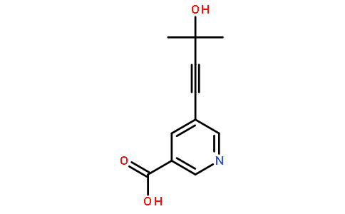 5-(3-羟基-3-甲基-1-丁炔）烟酸