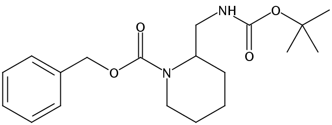 Benzyl 2-(((tert-butoxycarbonyl)amino)methyl)piperidine-1-carboxylate