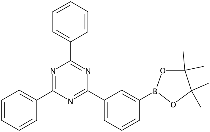 2,4-二苯基-6-[3-(4,4,5,5-四甲基-1,3,2-二氧杂环戊硼烷-2-基)苯基]-1,3,5-三嗪