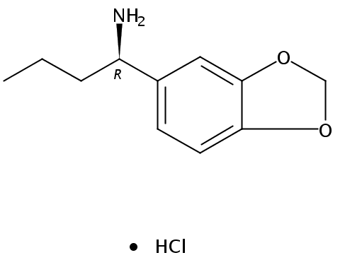 (R)-[3,4-(亚甲基二氧基)苯基]-1-丁胺盐酸盐