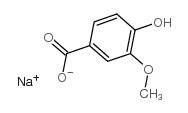 4-羟基-3-甲氧基苯甲酸钠盐