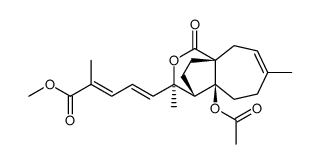 Methyl (2E,4E)-5-[(1R,7S,8S,9R)-7-acetoxy-4,9-dimethyl-11-oxo-10-oxatricyclo[6.3.2.01,7]tridec-3-en-9-yl]-2-methyl-2,4-pentadienoate