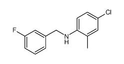4-Chloro-N-(3-fluorobenzyl)-2-methylaniline