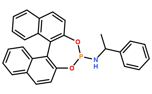 (S,R)-(+)-(3,5-二氧杂-4-磷杂环庚二烯并[2,1-a:3,4-a′]二萘-4-基)-(1-苯基乙基)胺