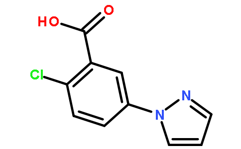 2-氯-5-(1H-吡唑-1-基)苯甲酸