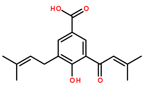 4-Hydroxy-3-(3-methyl-2-butenoyl