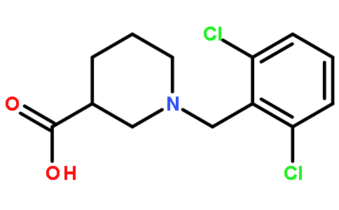 1-(2,6-二氯苄基)哌啶-3-羧酸