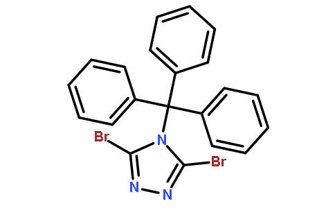 3,5-二溴-4-三苯甲游基-4H-1,2,4-噻唑