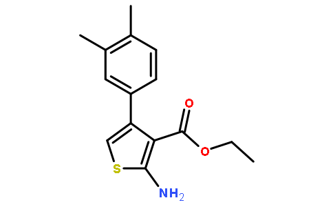 2-氨基-4-(3,4-二甲基苯基)-噻吩-3-羧酸乙酯